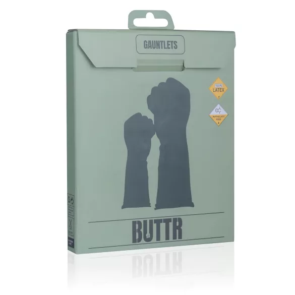 BUTTR - luva fisting latex - preta