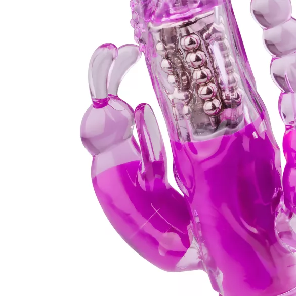 Easytoys Raving Rabbit - vibrador de 3 pontas (rosa)
