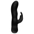 Easytoys Mad Rabbit - vibrador ponto G com estimulador clitóris - silicone preto