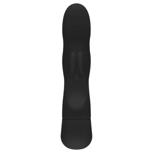 Easytoys Mad Rabbit - vibrador ponto G com estimulador clitóris - silicone preto