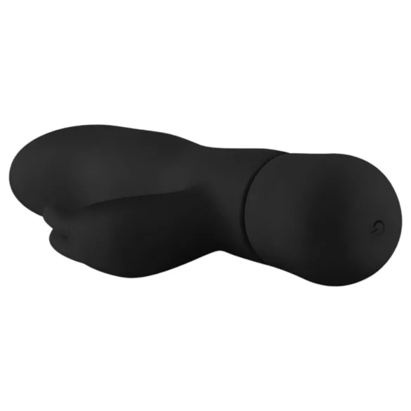 Easytoys Mad Rabbit - vibrador ponto G com estimulador clitóris - silicone preto
