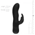 Easytoys Mad Rabbit - vibrador ponto G com estimulador clitóris - silicone preto
