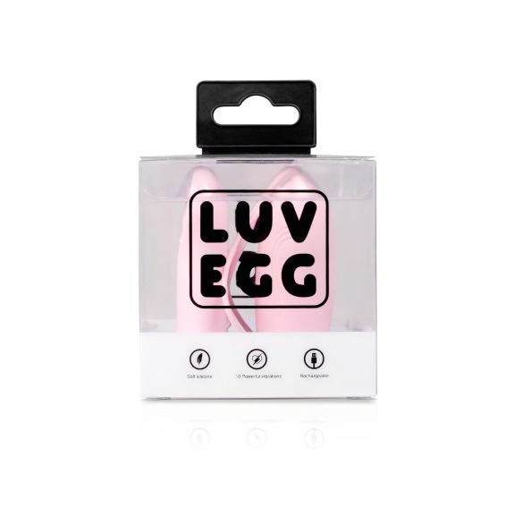 LUV EGG - Ovo vibratório recarregável e controlado por rádio (rosa)