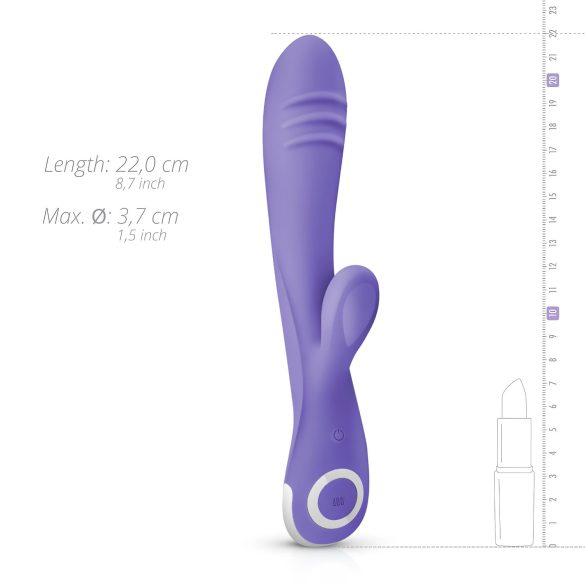 Good Vibes Only Fane Rabbit - vibrador com alça de clitóris (roxo)