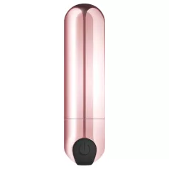   Rosy Gold - vibrador bullet recarregável mini - cor rose gold