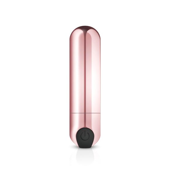 Rosy Gold Bullet - Vibrador em Miniatura, Recarregável (Rose Gold)
