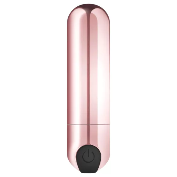 Rosy Gold - vibrador bullet recarregável mini - cor rose gold
