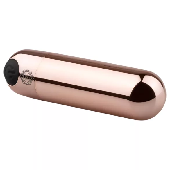 Rosy Gold - vibrador bullet recarregável mini - cor rose gold