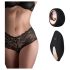 Pantyrebel - Calcinha vibratória com rádio, recarregável - preto (S-L)