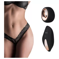   Pantyrebel - tanga vibratória de renda preta com controlo sem fios por rádio, recarregável (Tamanho S-L)