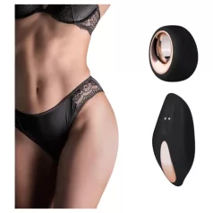   Pantyrebel - cueca preta vibratória sem fio com controlo por rádio, recarregável (S-L)
