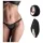 Pantyrebel - calcinha vibratória recarregável com controle remoto - preta (S-L)