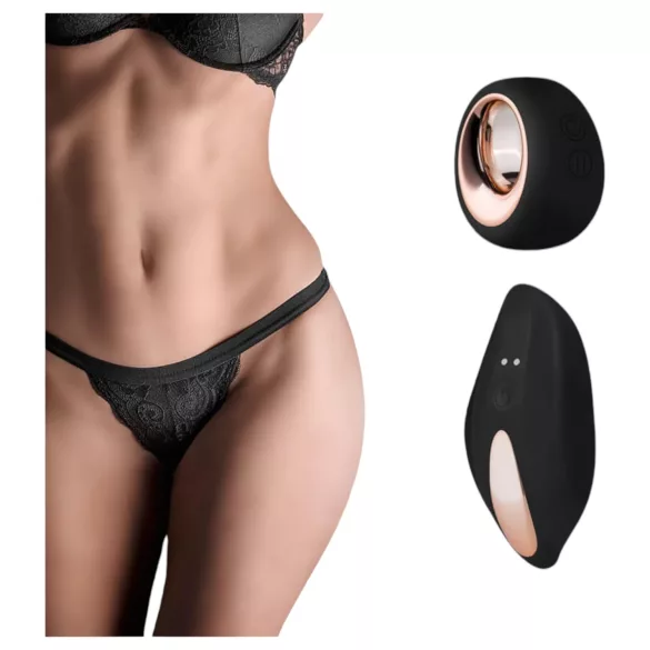 Pantyrebel - calcinha vibratória recarregável com controle remoto - preta (S-L)