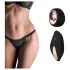 Pantyrebel - calcinha vibratória recarregável com controle remoto - preta (S-L)