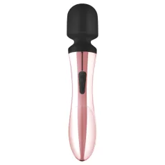   Rosy Gold - vibrador varinha recarregável curva - rosa dourado