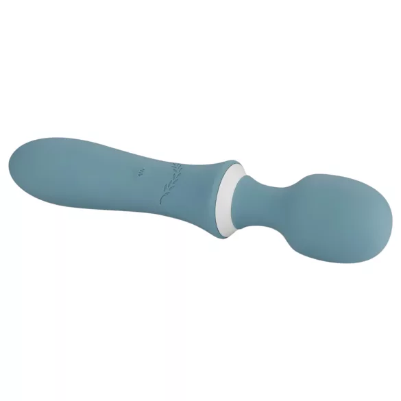 Bloom Orchid Wand - vibrador massageador recarregável - silicone turquesa