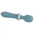Bloom Orchid Wand - vibrador massageador recarregável - silicone turquesa