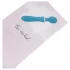 Bloom Orchid Wand - vibrador massageador recarregável - silicone turquesa