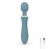 Bloom Orchid Wand - Vibrador turquesa recarregável e massageador