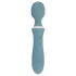 Bloom Orchid Wand - vibrador massageador recarregável - silicone turquesa