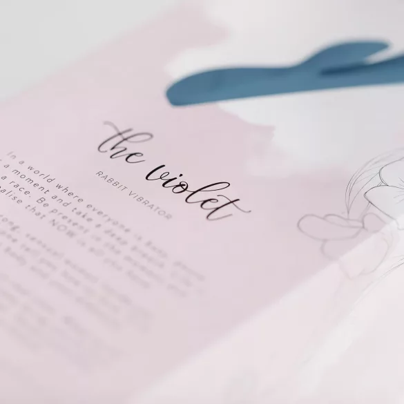 Bloom Violet Rabbit - vibrador ponto G com estimulador clitóris