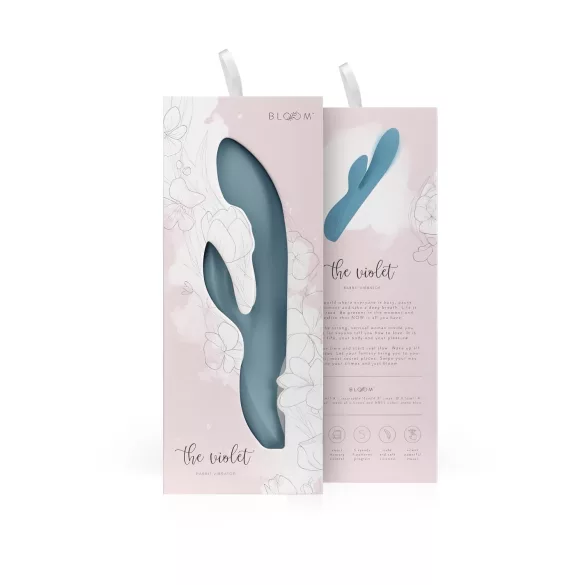 Bloom Violet Rabbit - vibrador ponto G com estimulador clitóris