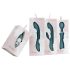 Bloom Rose - Vibrador G-spot recarregável de silicone (turquesa)