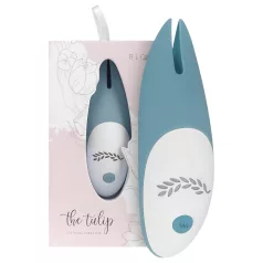   Bloom Tulip - vibrador clitóris recarregável - silicone - turquesa