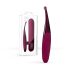 Senzi - vibrador à prova d'água para clitóris (vermelho)