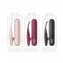 Senzi - Vibrador clitoriano rosa, à prova d'água e recarregável