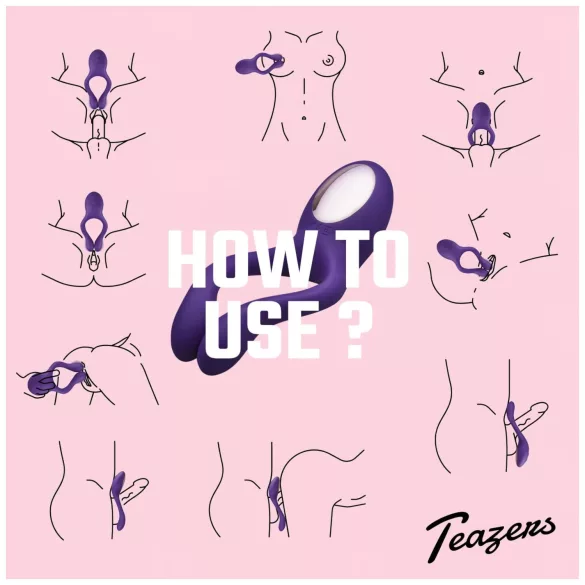 Teazers Partner Multifun - vibrador para casais (roxo)