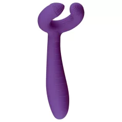   Easytoys - vibrador casal recarregável à prova d’água - lilás