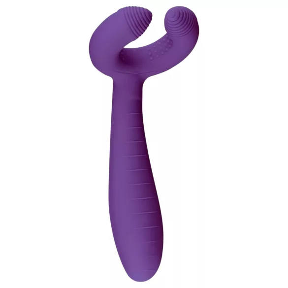 Easytoys - vibrador casal recarregável à prova d’água - lilás