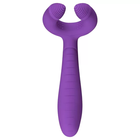 Easytoys - vibrador casal recarregável à prova d’água - lilás