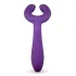 Easytoys - vibrador casal recarregável à prova d’água - lilás