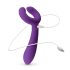 Easytoys Couple - vibrador para casais, recarregável e à prova d'água (lilás)