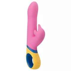   PMV20 Copy Dolphin - vibrador com clitoral rotativo - silicone rosa