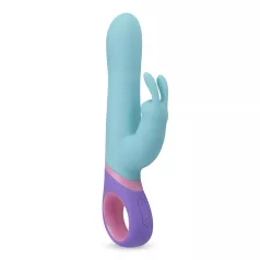   PMV20 Meta Rabbit - vibrador rabbit rotativo com estimulador clitóris - menta