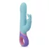 PMV20 Meta Rabbit - vibrador rabbit rotativo com estimulador clitóris - menta