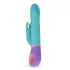 PMV20 Meta Rabbit - vibrador rabbit rotativo com estimulador clitóris - menta