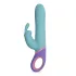 PMV20 Meta Rabbit - vibrador rabbit rotativo com estimulador clitóris - menta