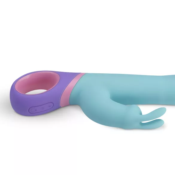 PMV20 Meta Rabbit - vibrador rabbit rotativo com estimulador clitóris - menta