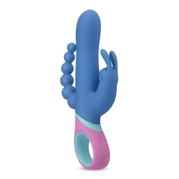 Vibrador Giratório Triplo PMV20 Vice Double (Azul)