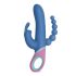 Vibrador Giratório Triplo PMV20 Vice Double (Azul)