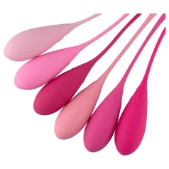 Teazers - conjunto de 6 bolas kegel - silicone rosa