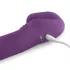 Easytoys - vibrador strapless recarregável sem cinta - silicone roxo