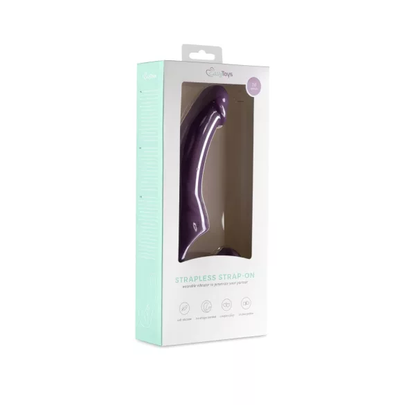 Easytoys - vibrador strapless recarregável sem cinta - silicone roxo