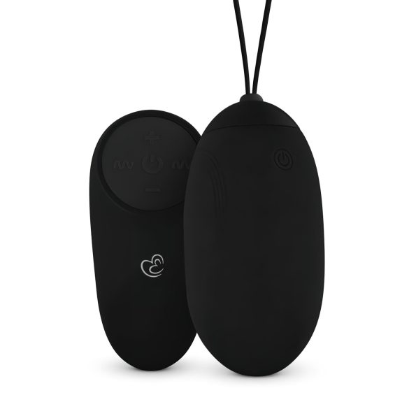 Easytoys - Ovo Vibratório Recarregável, à Prova d'Água com Controle Remoto (Preto)