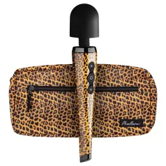   Panthra Shaka Wand - vibrador massageador recarregável - leopardo preto