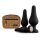 Panthra Kesia - Conjunto de Plug Anal Silicone (3 peças) - Preto